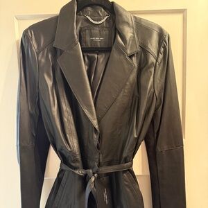 NWT Marc New York 100% Leather Blazer Women's Size XL
